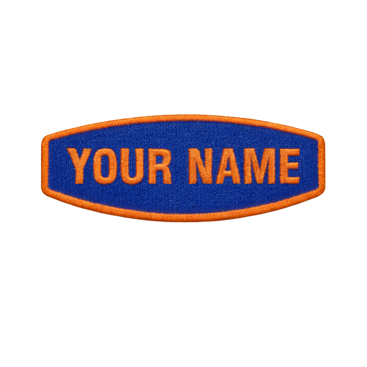 Toppa Nome Personalizzata Ricamata Quadrata in Cordura – Termoadesiva o da Cucire