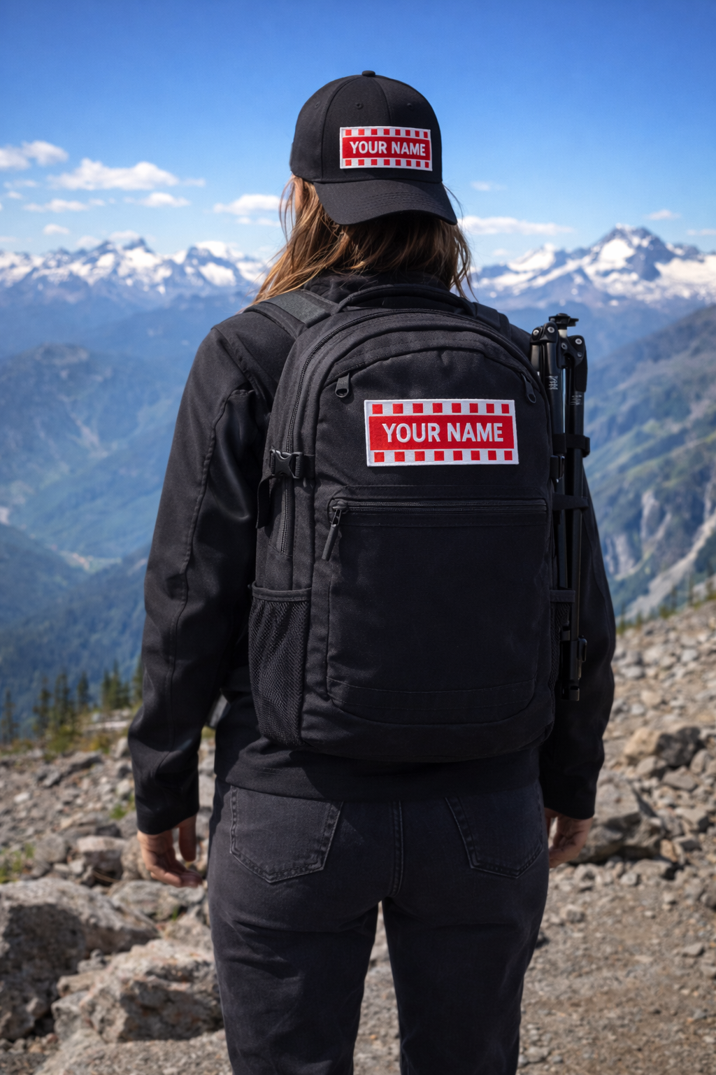 Toppa Nome Personalizzata Stile Cinema – Ricamata | Termoadesiva, da Cucire o Velcro
