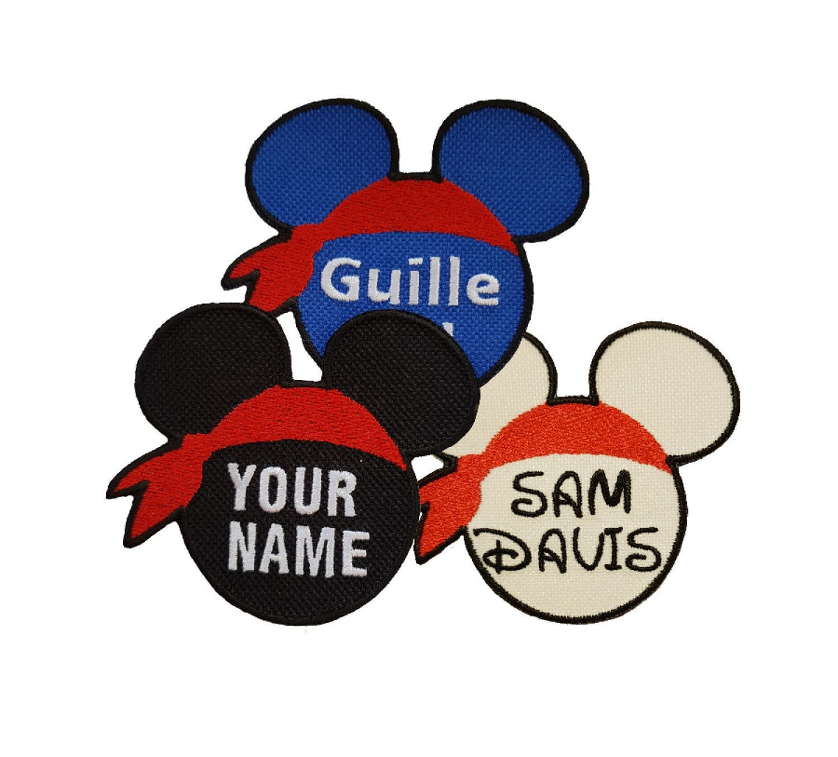 Toppa Nome Personalizzata con Design Cartoon – Ricamata | Termoadesiva o da Cucire