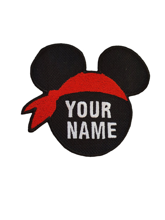 Toppa Nome Personalizzata con Design Cartoon – Ricamata | Termoadesiva o da Cucire