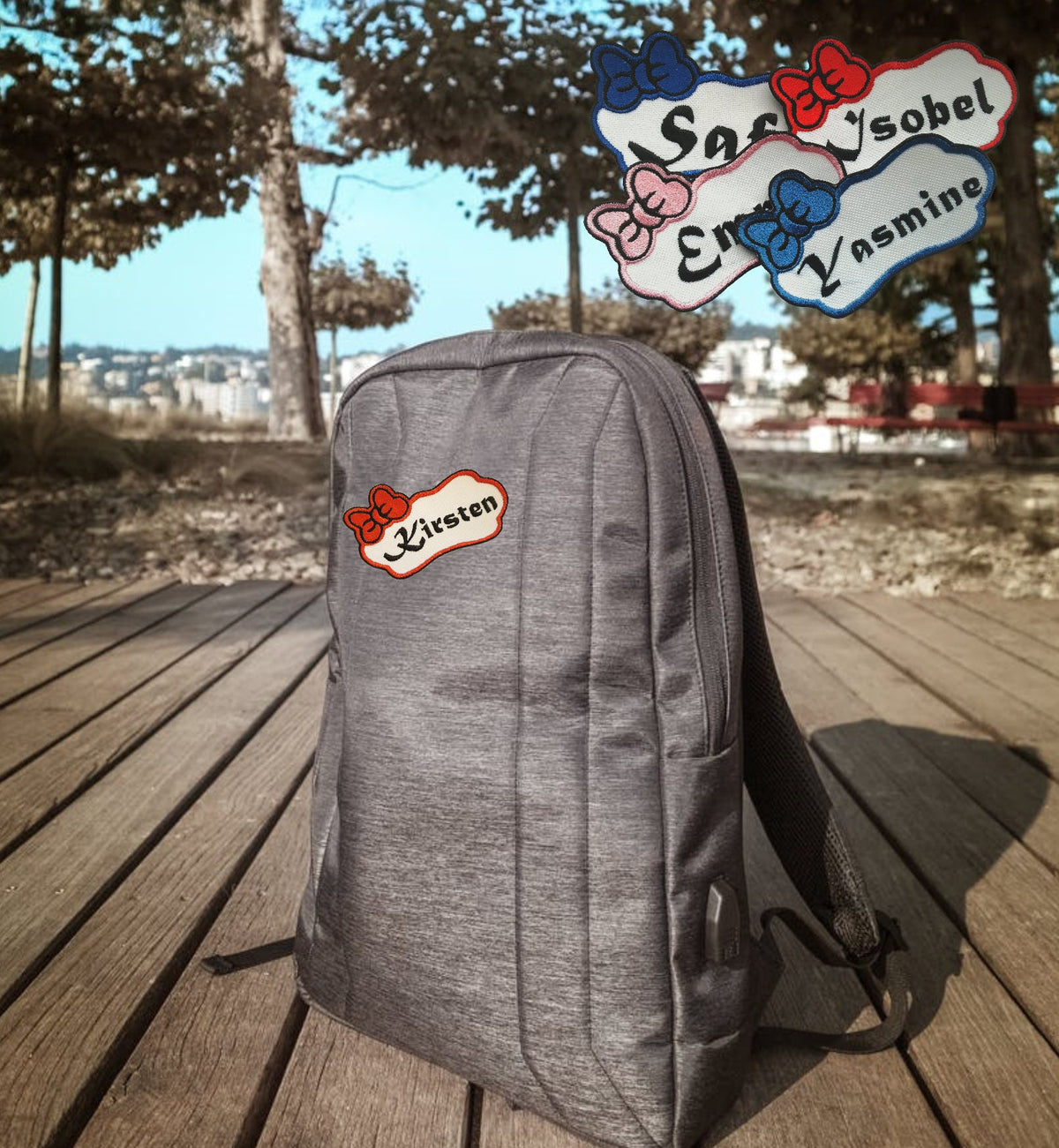 Toppa Nome Bambini Personalizzata – Ricamata per Uniforme Scolastica | Termoadesiva o da Cucire
