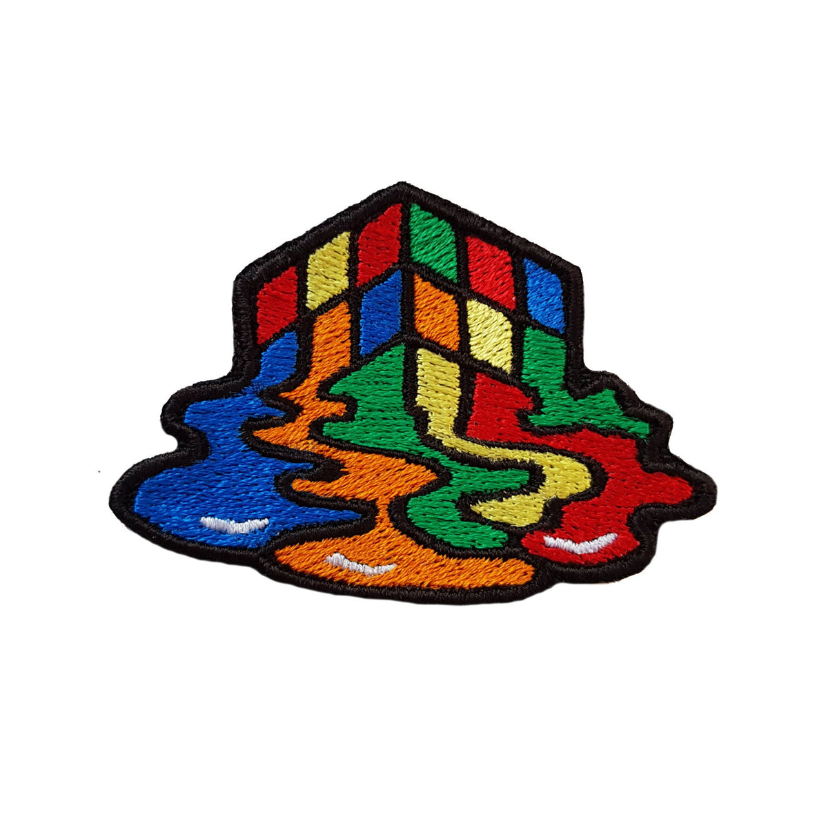Patch brodée Rubik's Cube qui fond – Thermocollante ou à coudre