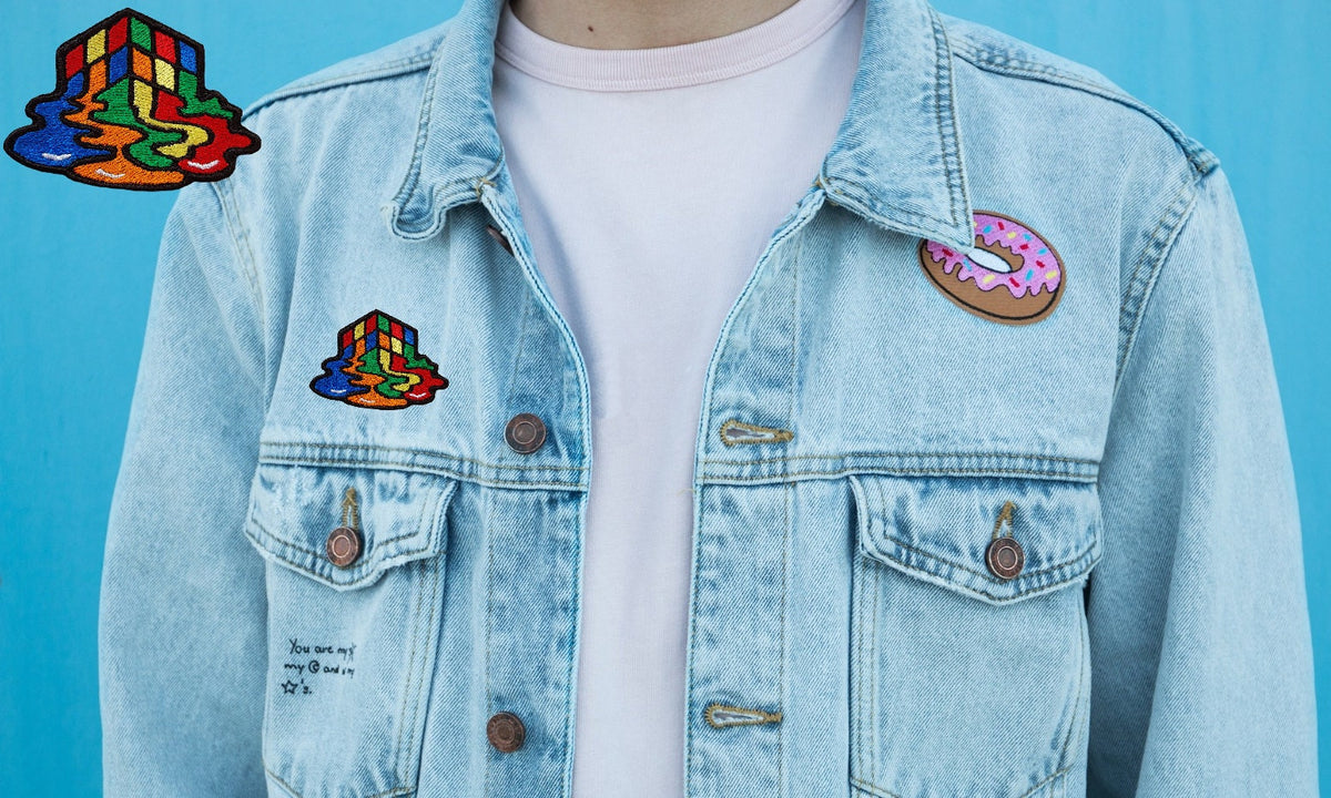 Patch brodée Rubik's Cube qui fond – Thermocollante ou à coudre