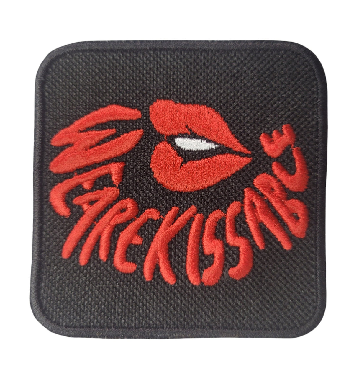 Toppa Ricamata “We Are Kissable” – Messaggio Divertente | Termoadesiva o Senza Retro