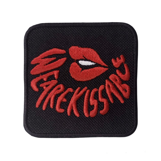 Toppa Ricamata “We Are Kissable” – Messaggio Divertente | Termoadesiva o Senza Retro
