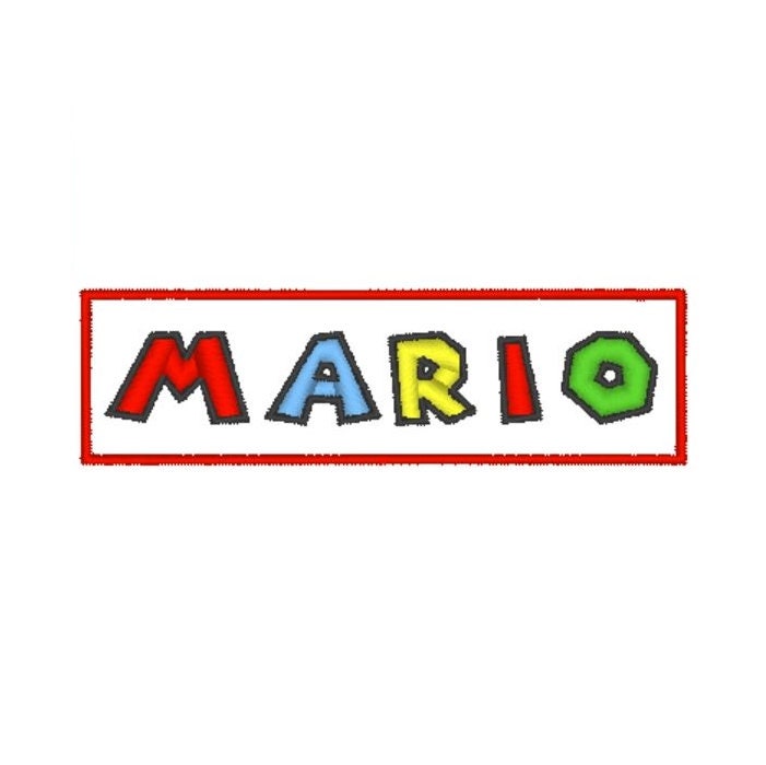 Toppa Nome Personalizzata Stile Videogioco – Costume da Idraulico | Ricamata Termoadesiva o Velcro