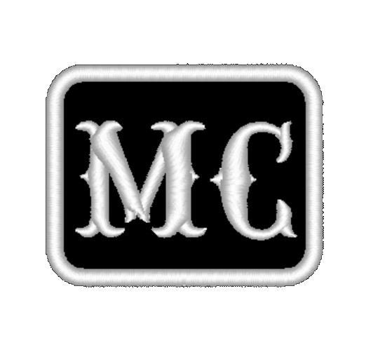 Custom Embroidered Rocker Patch – Personalised Motorcycle Club Jacket & Vest Badge