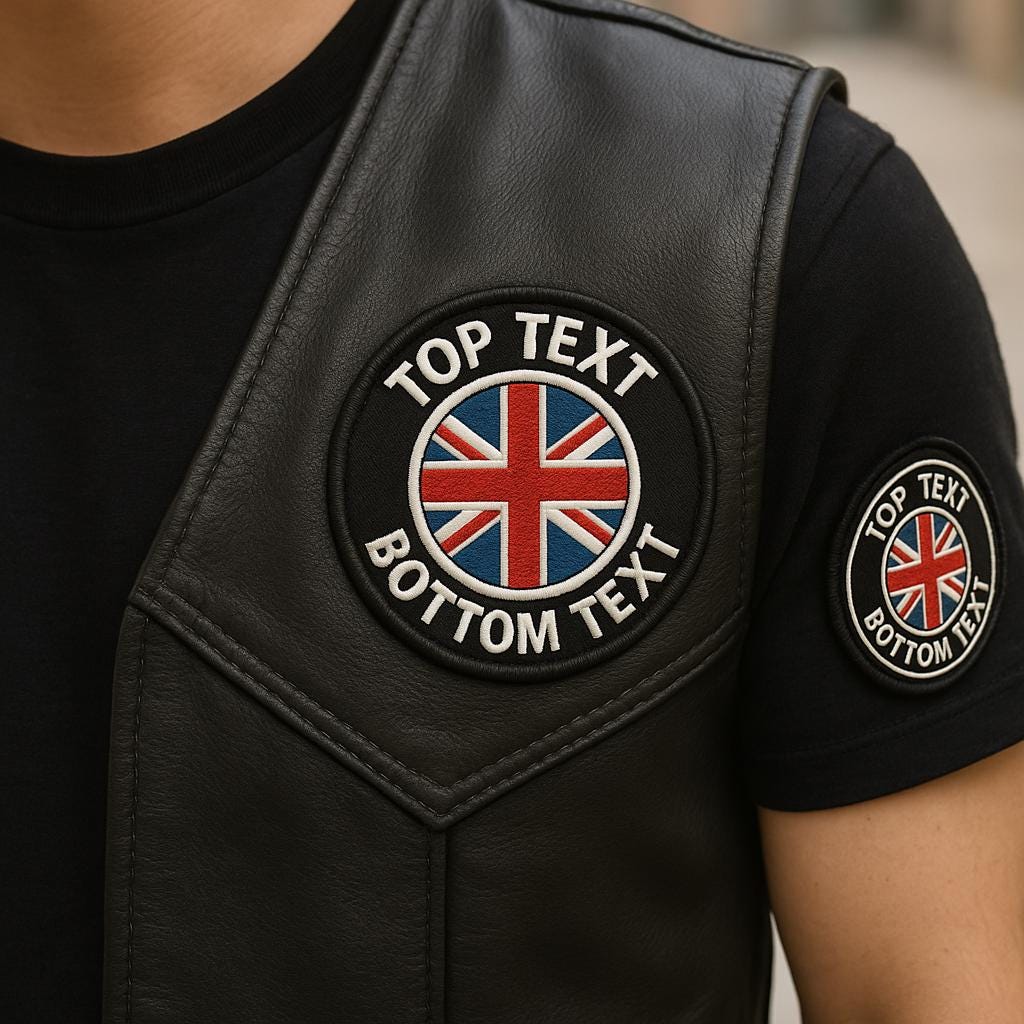 Toppa Tattica Rotonda Personalizzata con Bandiera – Ricamata | Termoadesiva, da Cucire o Velcro type