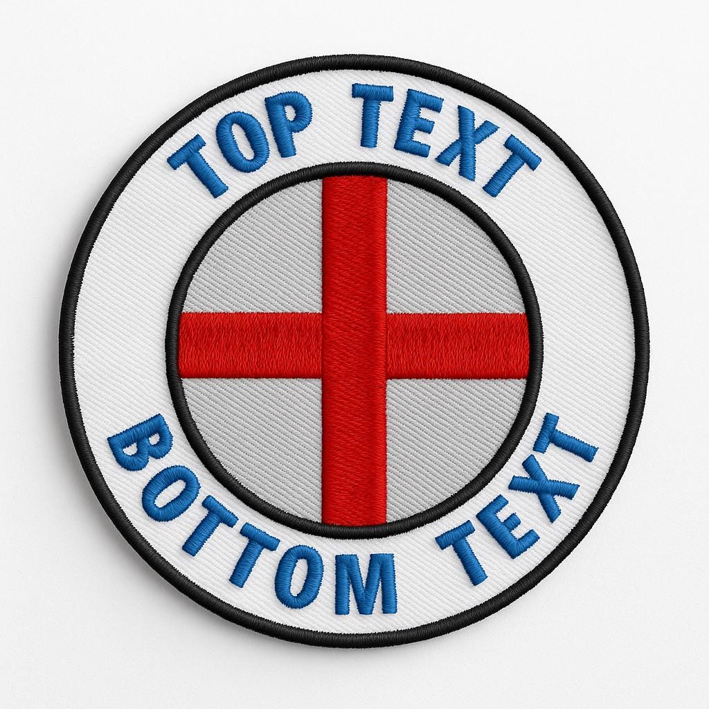 Toppa Tattica Rotonda Personalizzata con Bandiera – Ricamata | Termoadesiva, da Cucire o Velcro type