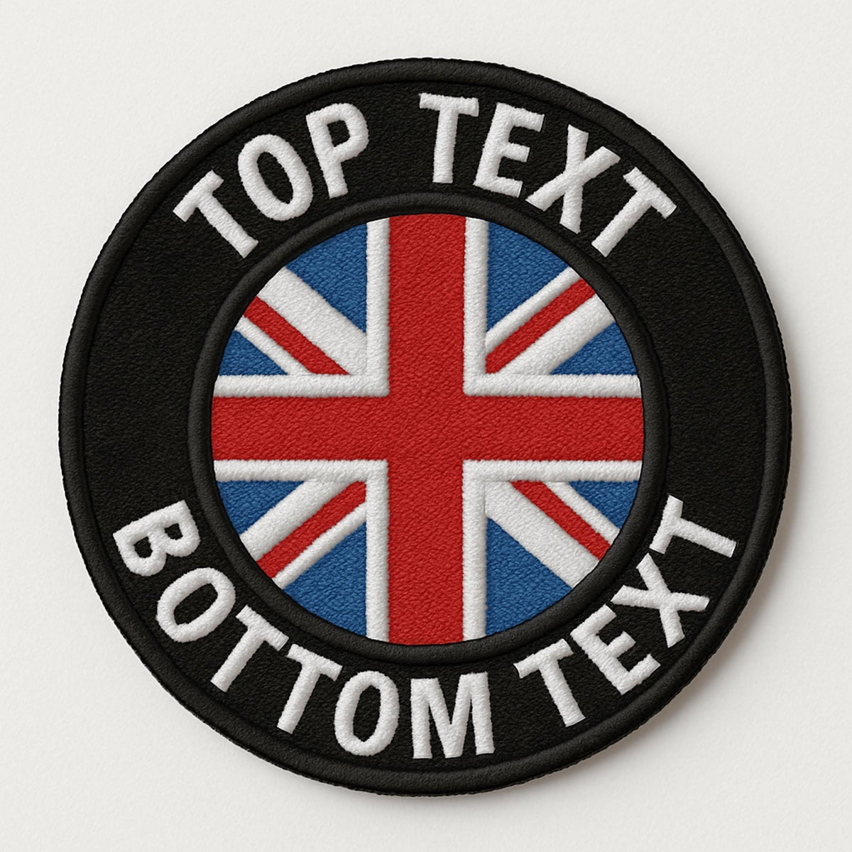 Toppa Tattica Rotonda Personalizzata con Bandiera – Ricamata | Termoadesiva, da Cucire o Velcro type